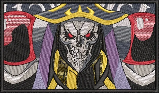 Alternative view of  Ainz Ooal Gown Embroidered Portrait 