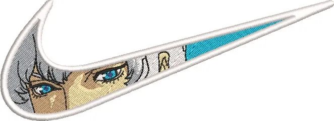 Alternative view of  Anime Style Character Inside Nike Logo Swoosh 