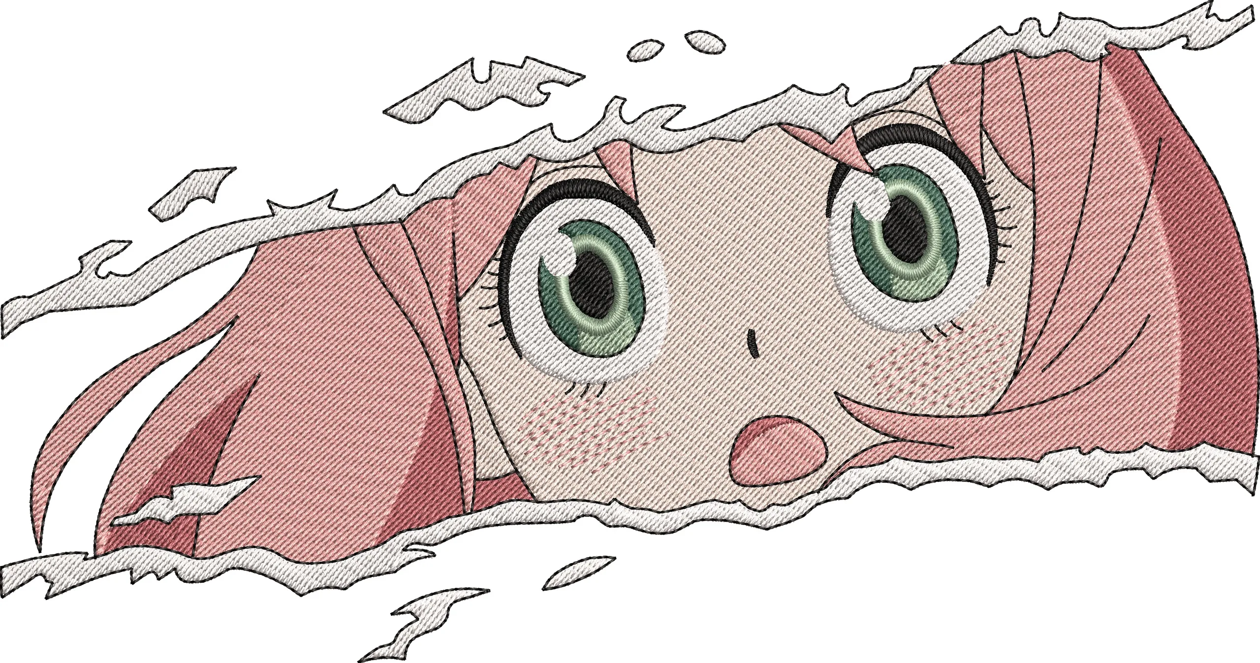 Alternative view of  Anya Forger Peeking Ripped Effect 