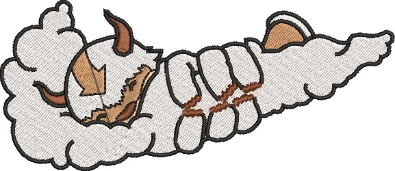 Alternative view of  Appa Flying Cloud Embroidery 