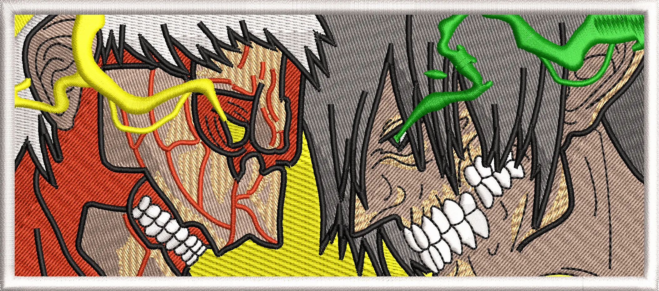 Alternative view of  Attack on Titan Titan Battle Embroidery 