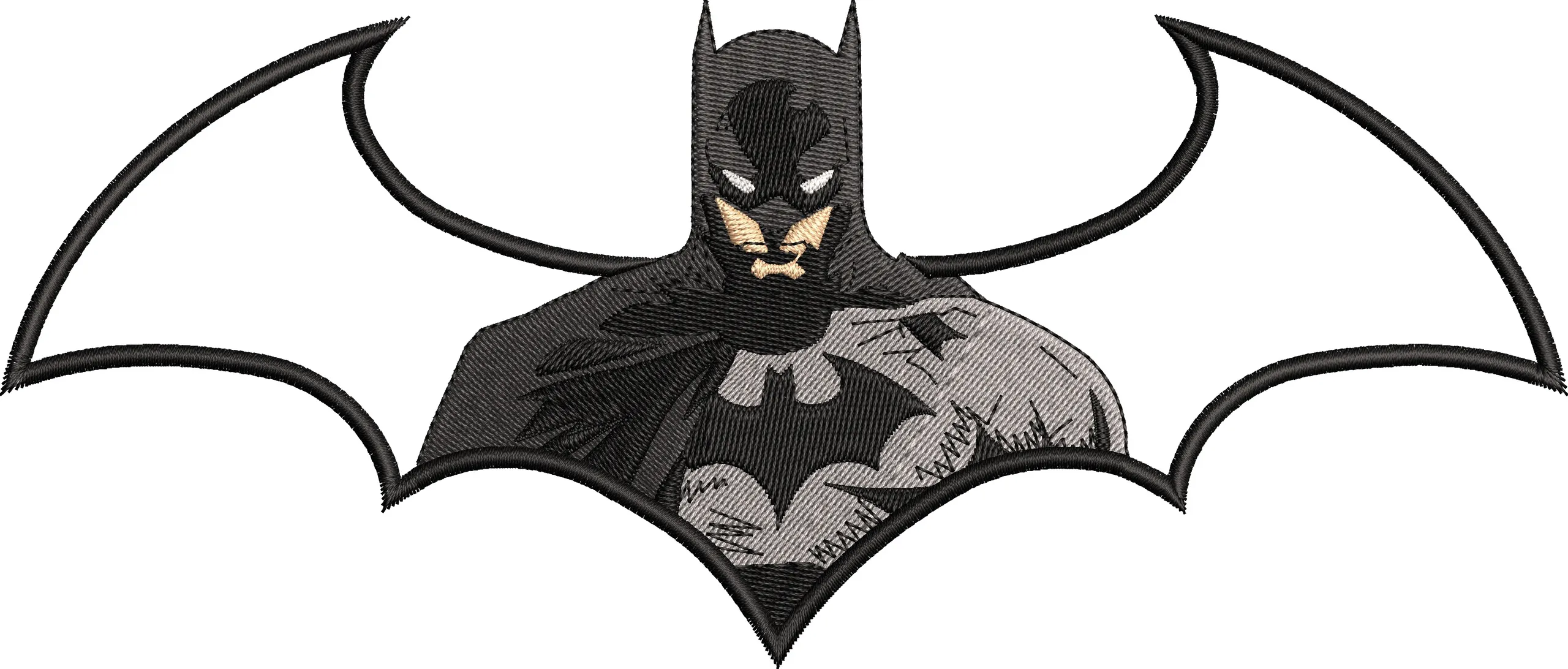 Alternative view of  Batman Emblem with Character Portrait 