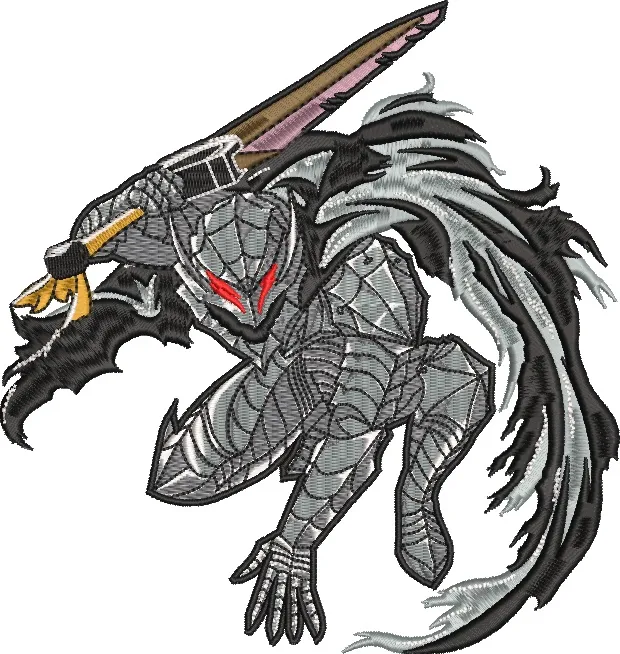 Alternative view of  Berserk Skull Knight Sword Attack 