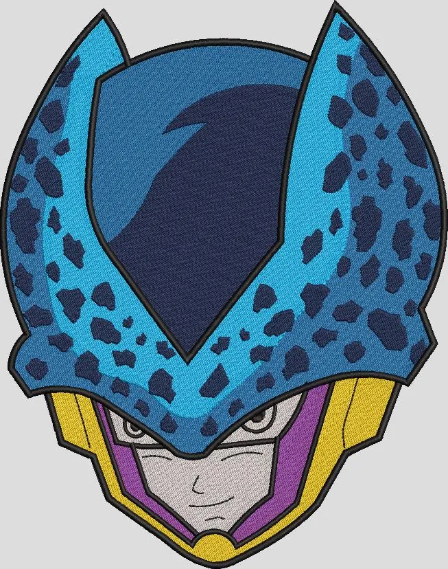 Alternative view of  Cell Head Embroidery Patch 