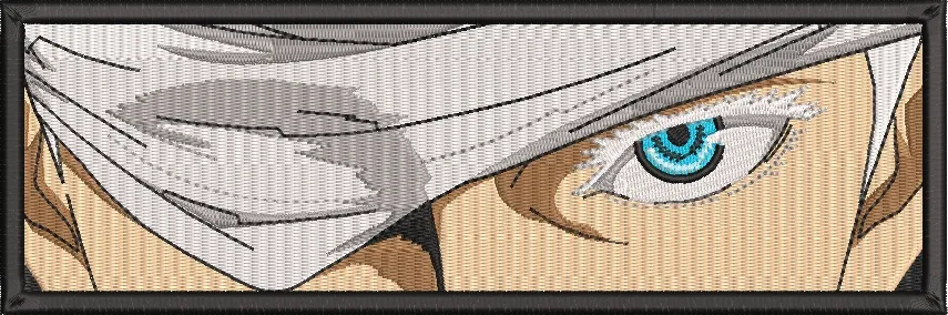 Alternative view of  Close Up Gojo Satoru Eye Embroidery Patch 