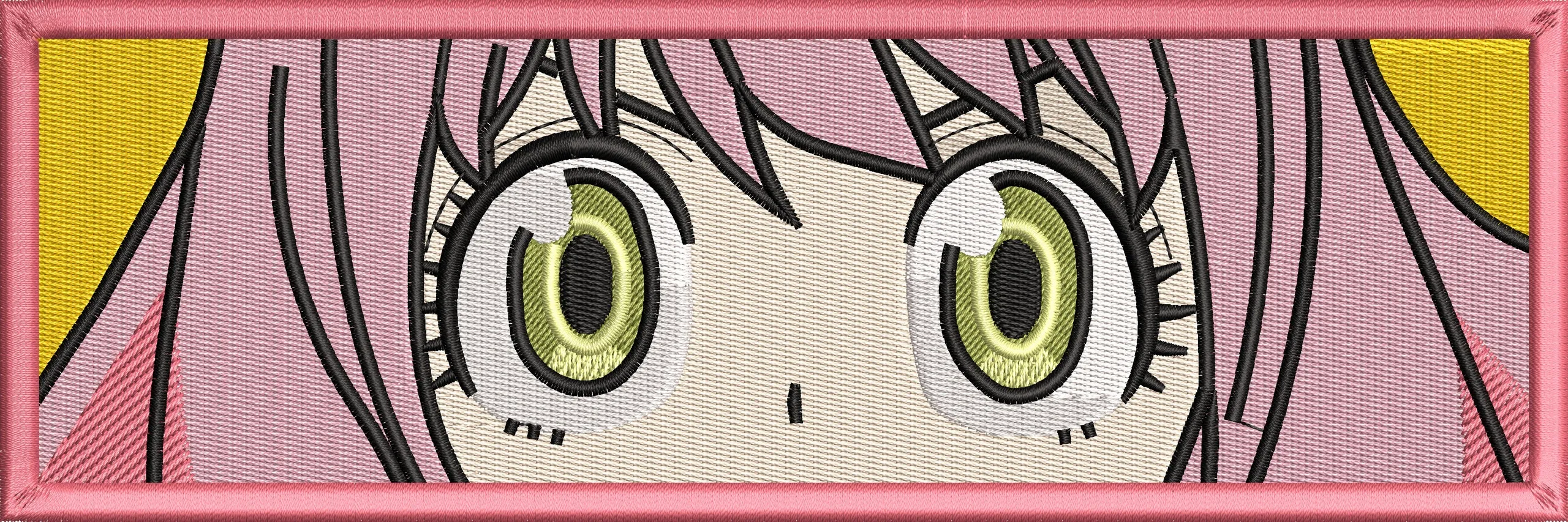Alternative view of  Close Up of Anime Girl Eyes Pink Hair 