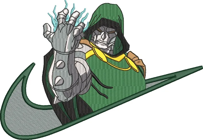 Alternative view of  Doctor Doom in Nike Swoosh Patch 