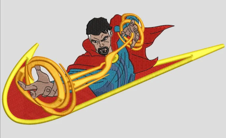 Alternative view of  Doctor Strange in Nike Logo 