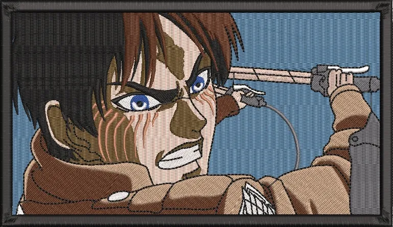 Alternative view of  Eren Yeager Attack on Titan Survey Corps Gear 