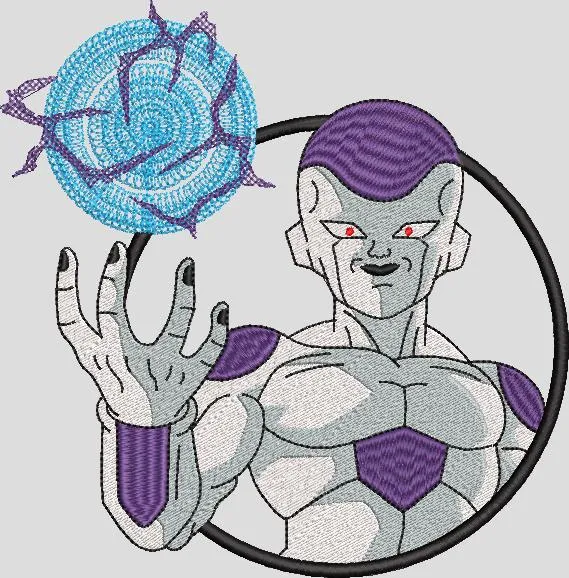 Alternative view of  Frieza with Energy Ball Dragon Ball Embroidery 