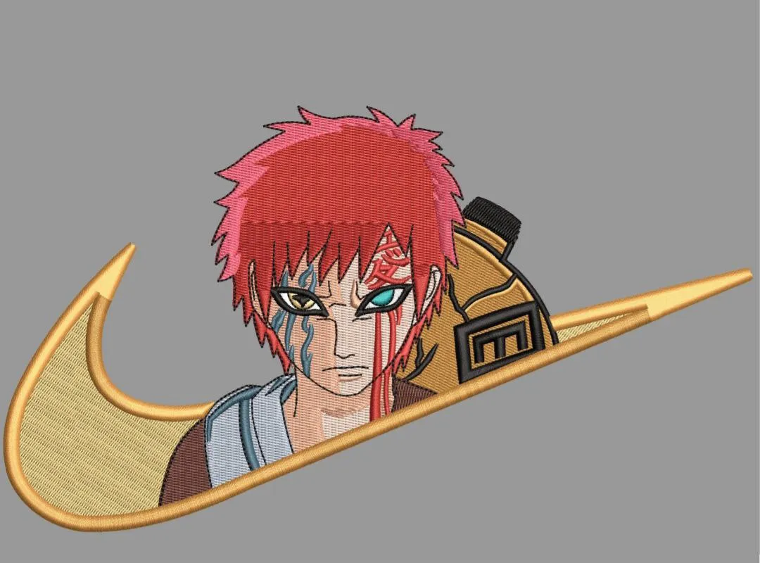 Alternative view of  Gaara in Nike Swoosh Logo 