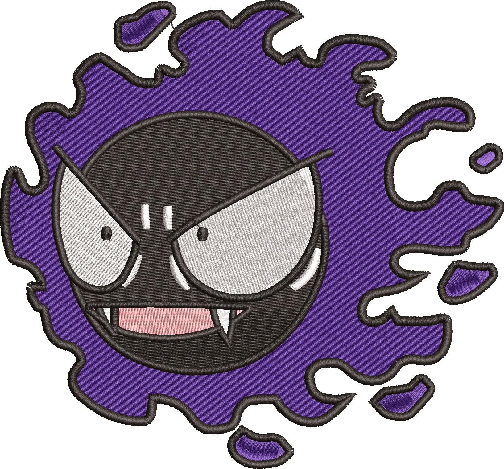 Alternative view of  Gastly Embroidered Patch Style 