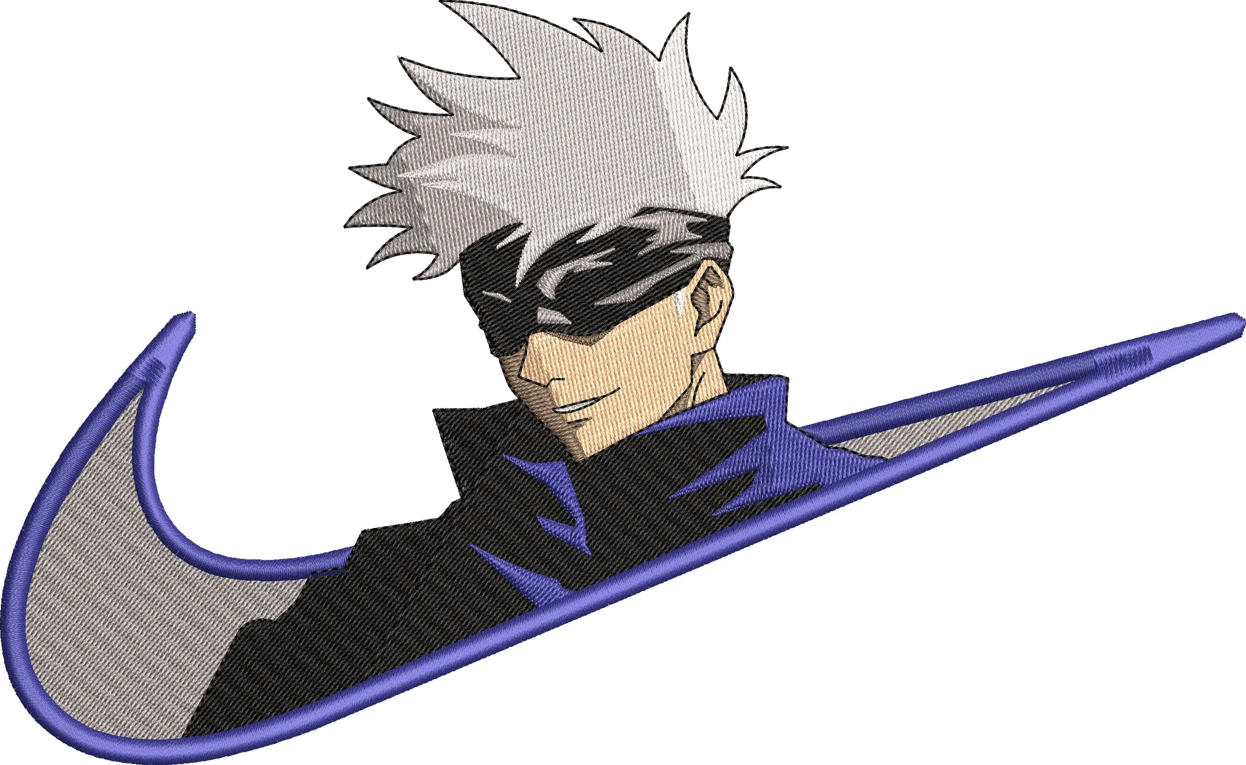 Alternative view of  Gojo Satoru in Purple Nike Swoosh 