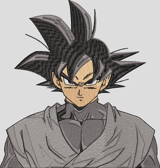 Alternative view of  Goku Black Embroidered Portrait 