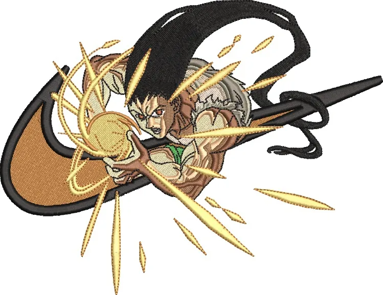 Alternative view of  Gon Freecss Power Surge in Nike Logo 