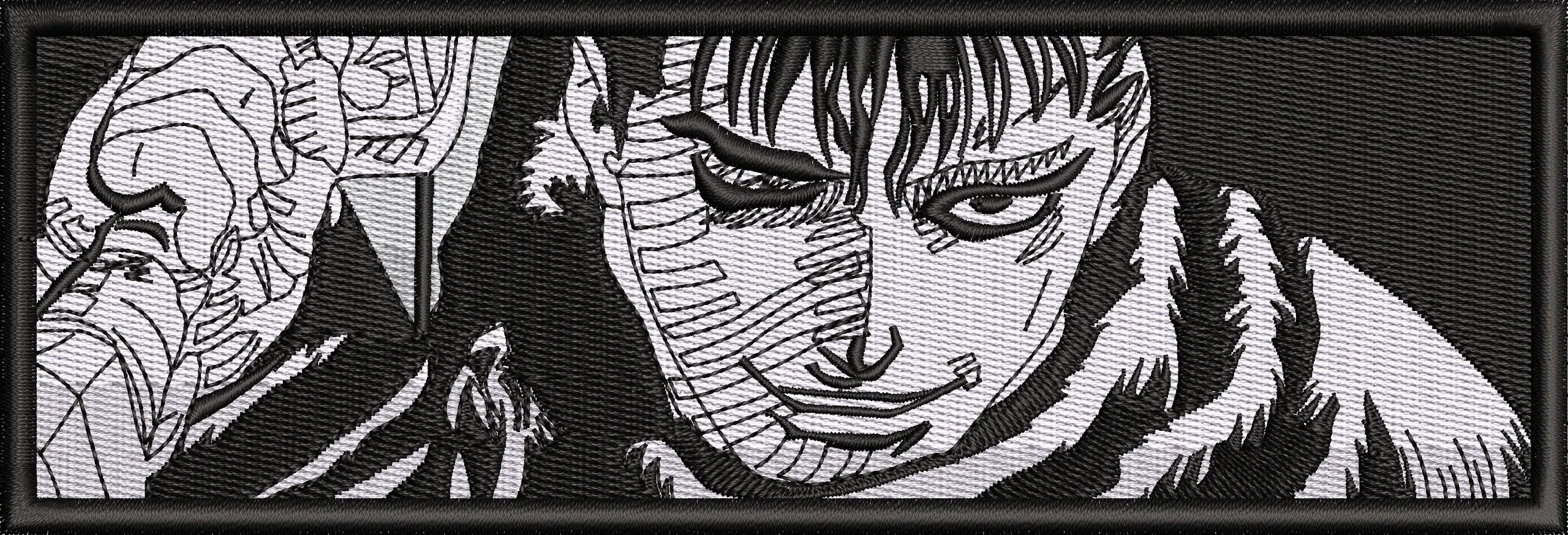 Alternative view of  Guts Close Up Berserk Manga Style 