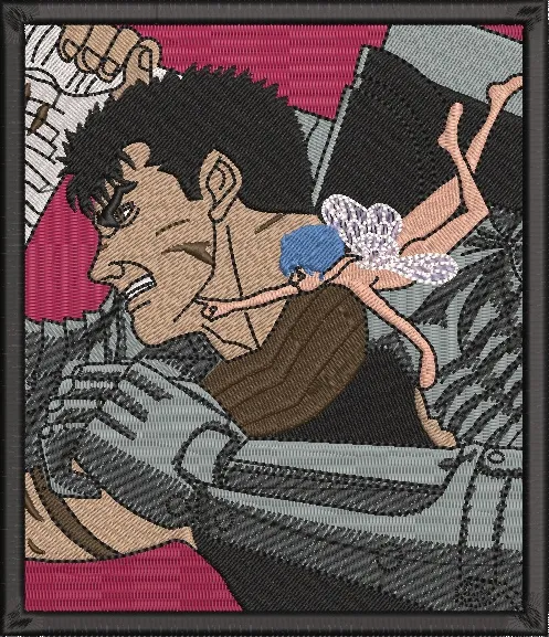 Alternative view of  Guts and Puck Embroidered Patch Style 