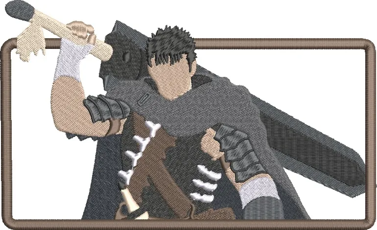 Alternative view of  Guts with Dragonslayer Sword Embroidered Patch 