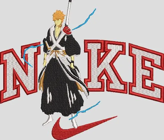 Alternative view of  Ichigo Kurosaki with Nike Logo Embroidery 