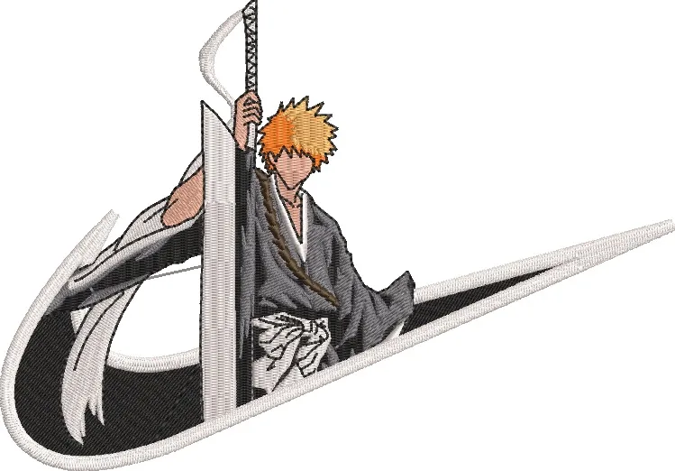 Alternative view of  Ichigo Kurosaki with Zanpakuto Sweep 