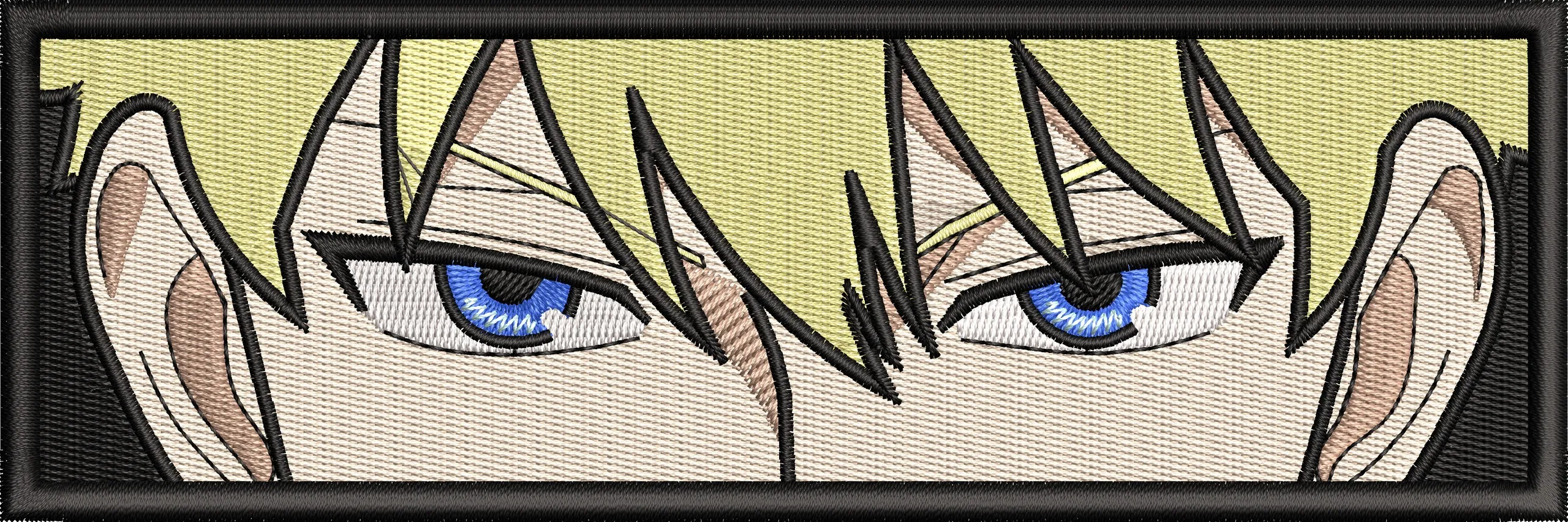 Alternative view of  Intense Blue Eyes Anime Character Patch 