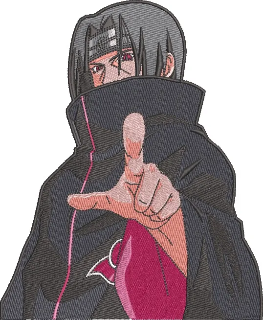 Alternative view of  Itachi Uchiha Akatsuki Cloak Pose 