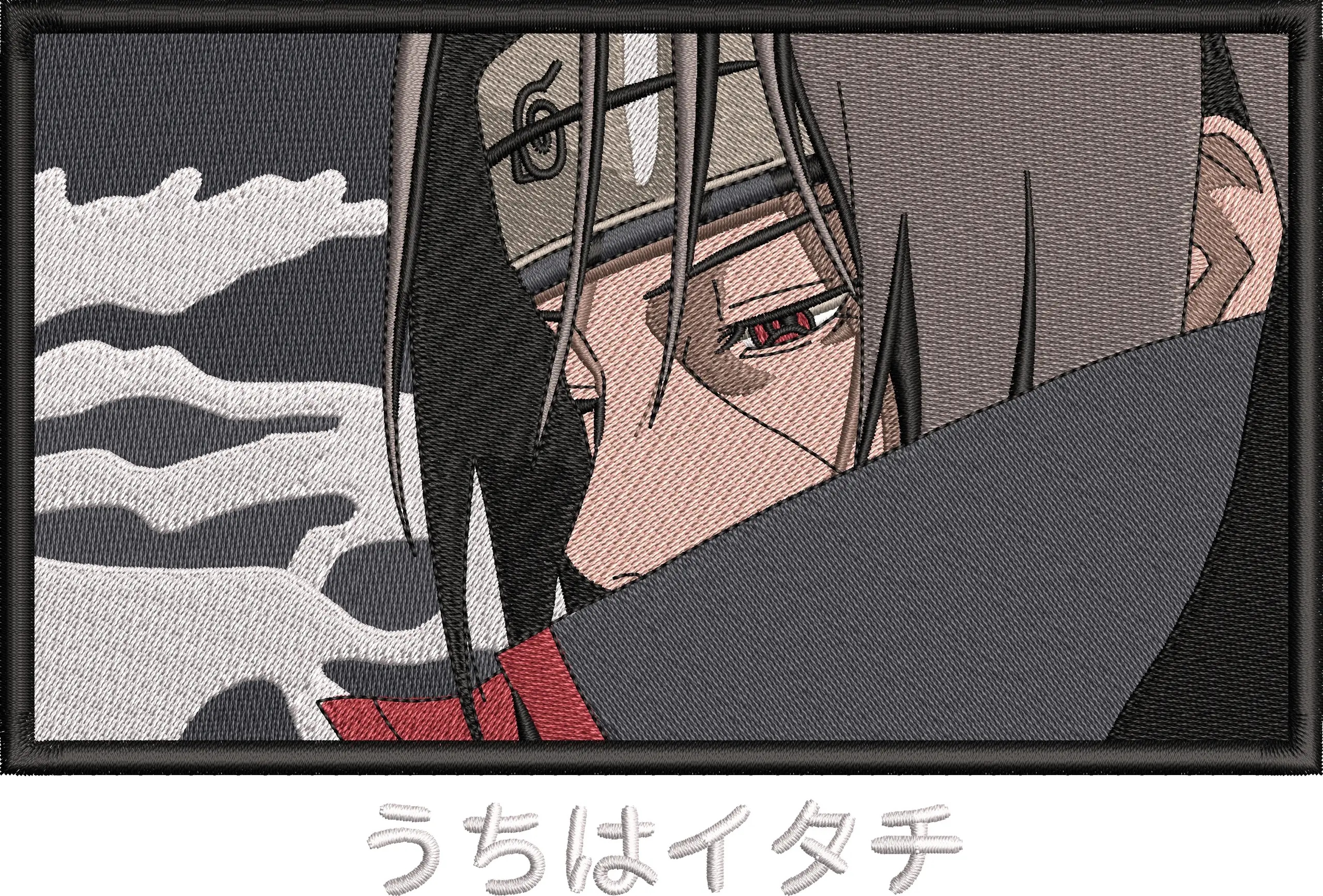 Alternative view of  Itachi Uchiha Embroidered Patch Style 