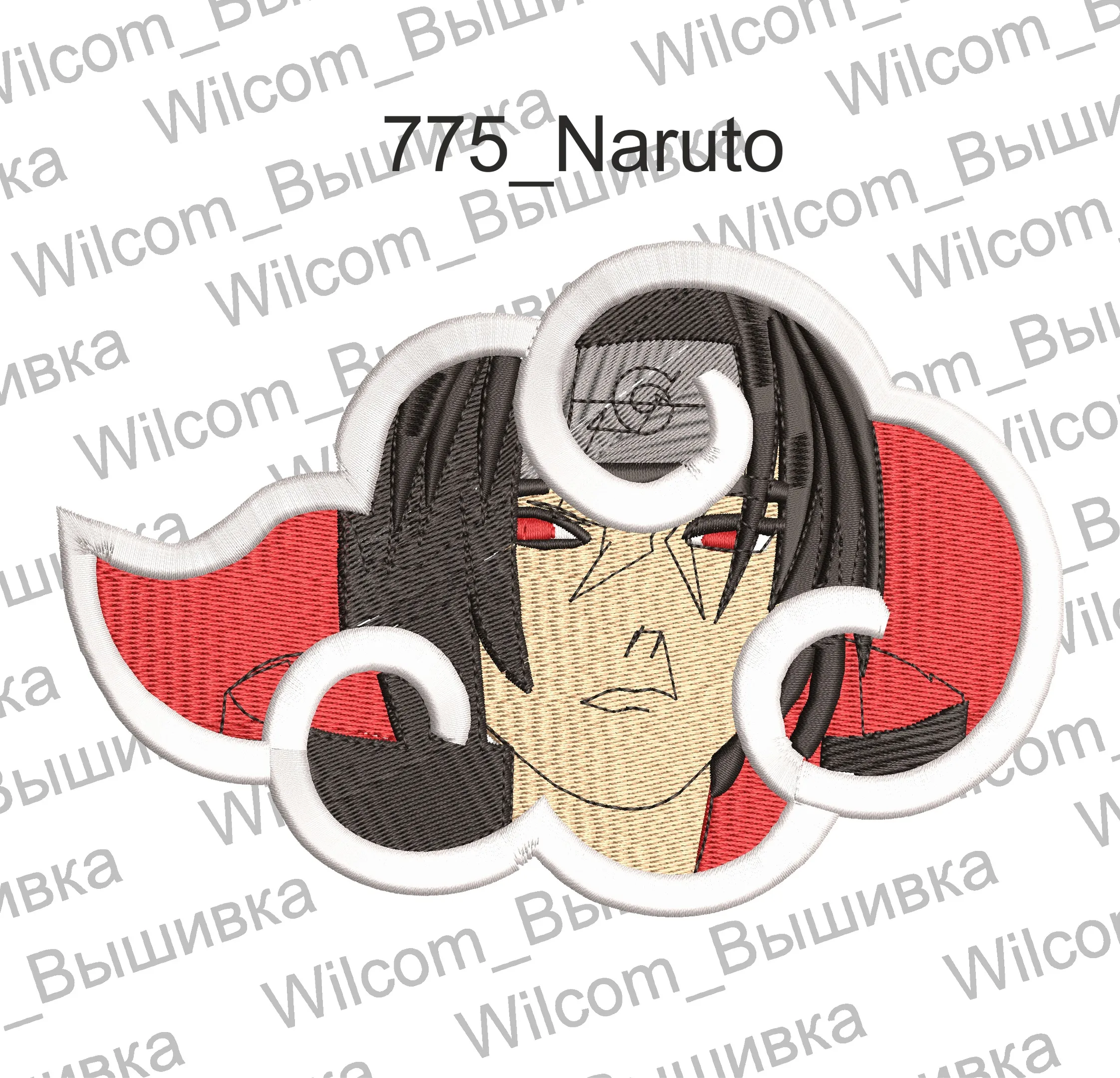 Alternative view of  Itachi Uchiha in Akatsuki Cloud Patch 