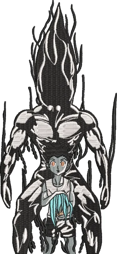 Alternative view of  Killua and Alluka with Nanika Aura 