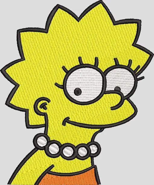 Alternative view of  Lisa Simpson Embroidery Patch Style 