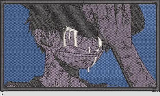 Alternative view of  Luffy Crying Embroidery Patch 