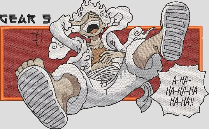 Alternative view of  Luffy Gear 5 Laughing Patch Style 