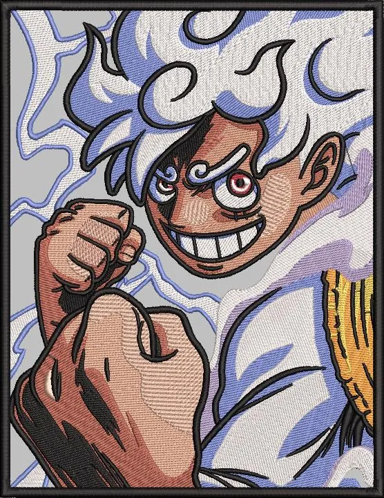 Alternative view of  Luffy Gear Fifth Embroidered Art 