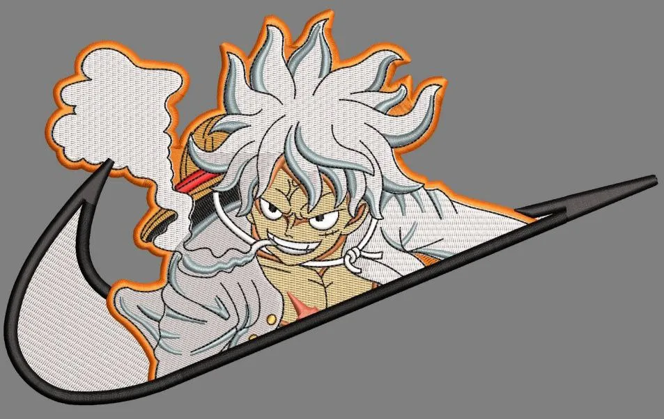 Alternative view of  Luffy Gear Fifth in Nike Swoosh 