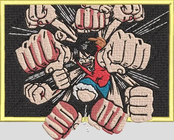 Alternative view of  Luffy Gear Third Fist Burst Embroidery 