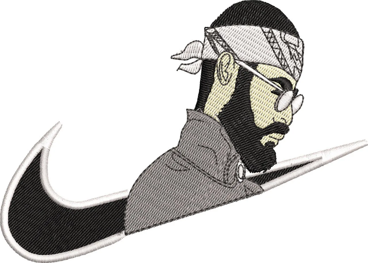 Alternative view of  Man with Bandana in Nike Swoosh 