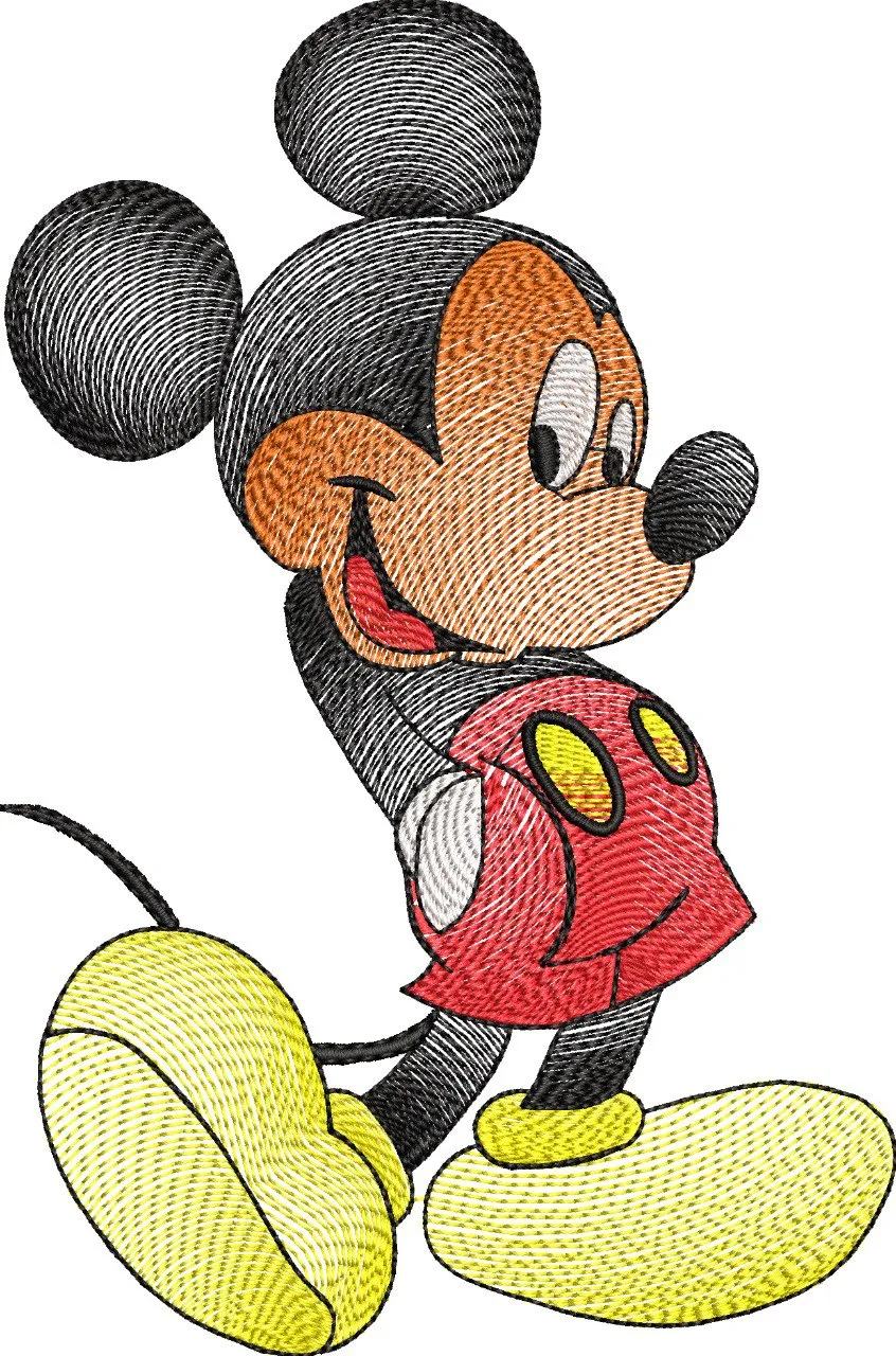 Alternative view of  Mickey Mouse Embroidery Style 