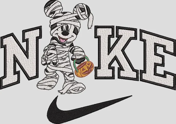 Alternative view of  Mickey Mouse Mummy in Nike Logo Halloween Theme 