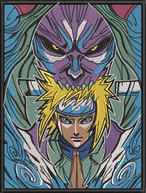 Alternative view of  Minato Namikaze Summoning Kurama Spirit 