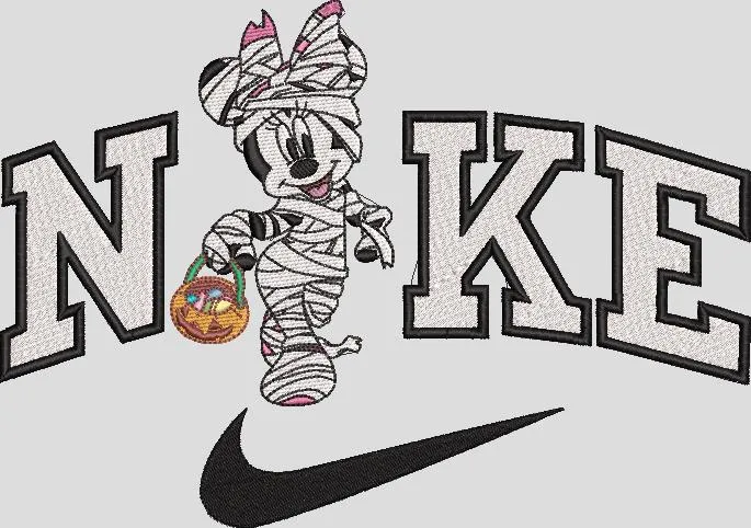 Alternative view of  Minnie Mouse Mummy in Nike Halloween Logo 
