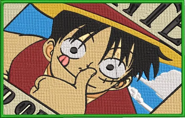 Alternative view of  Monkey D Luffy Bounty Poster Embroidery 