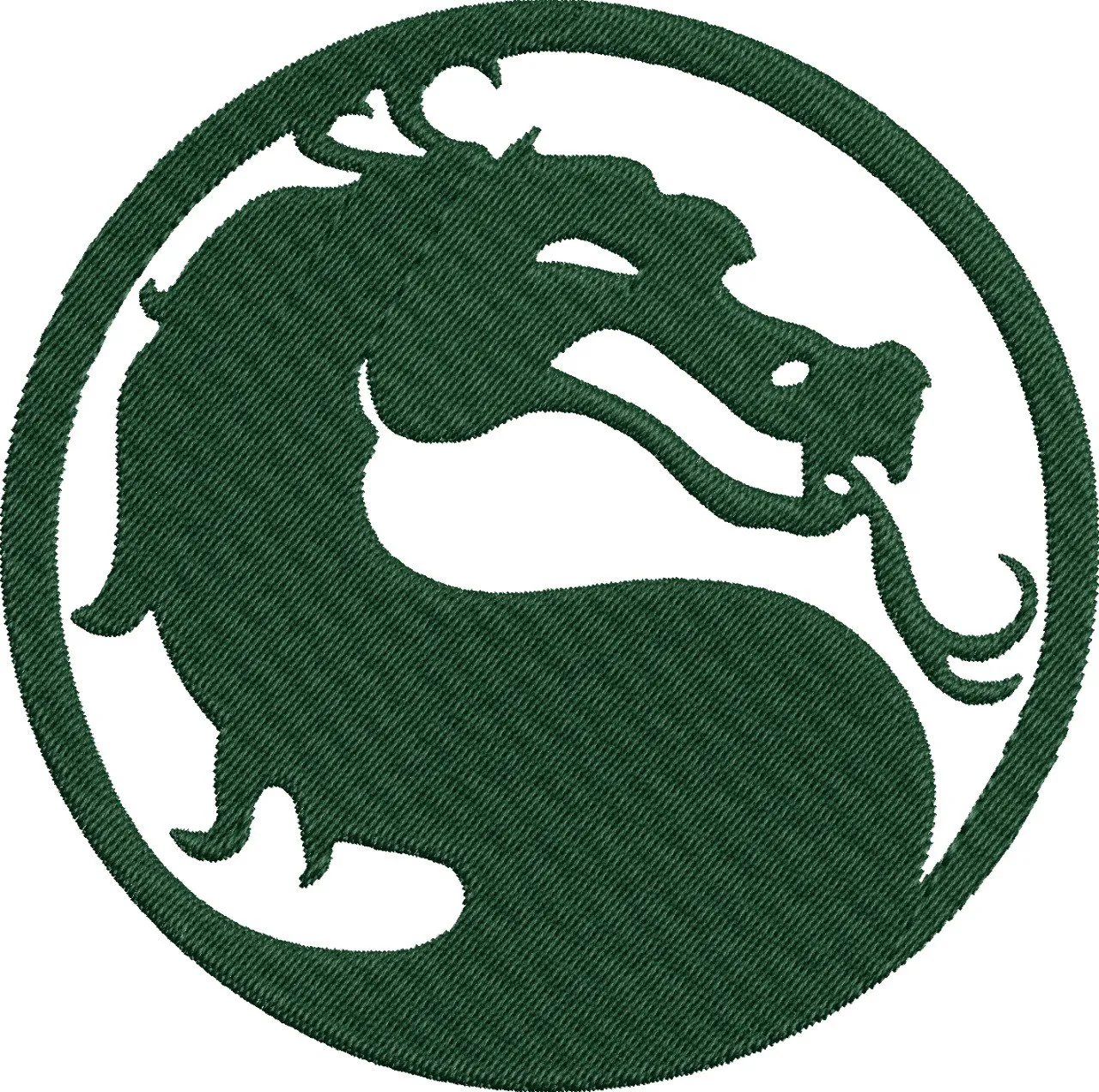 Alternative view of  Mortal Kombat Dragon Logo Embroidery 