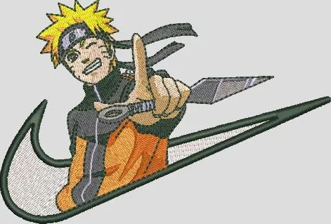 Alternative view of  Naruto with Nike Logo Embroidery 