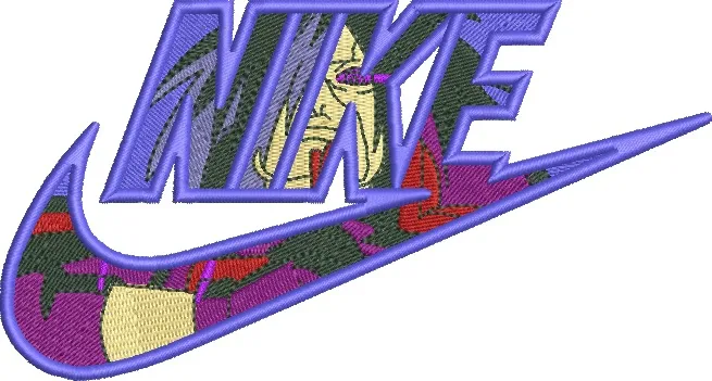 Alternative view of  Nike Logo with Anime Character Embroidery 