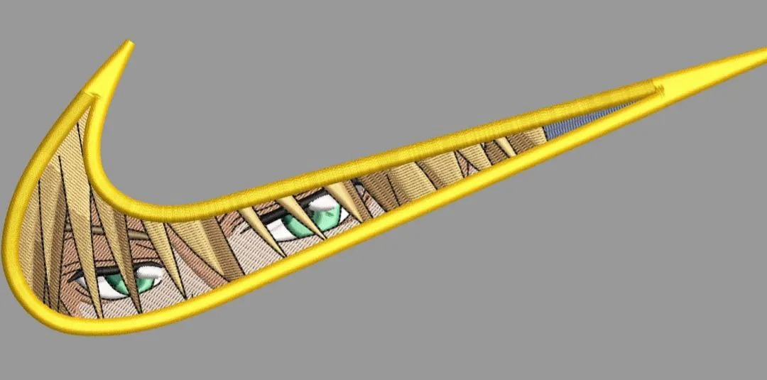 Alternative view of  Nike Swoosh with Anime Eyes Embroidery 