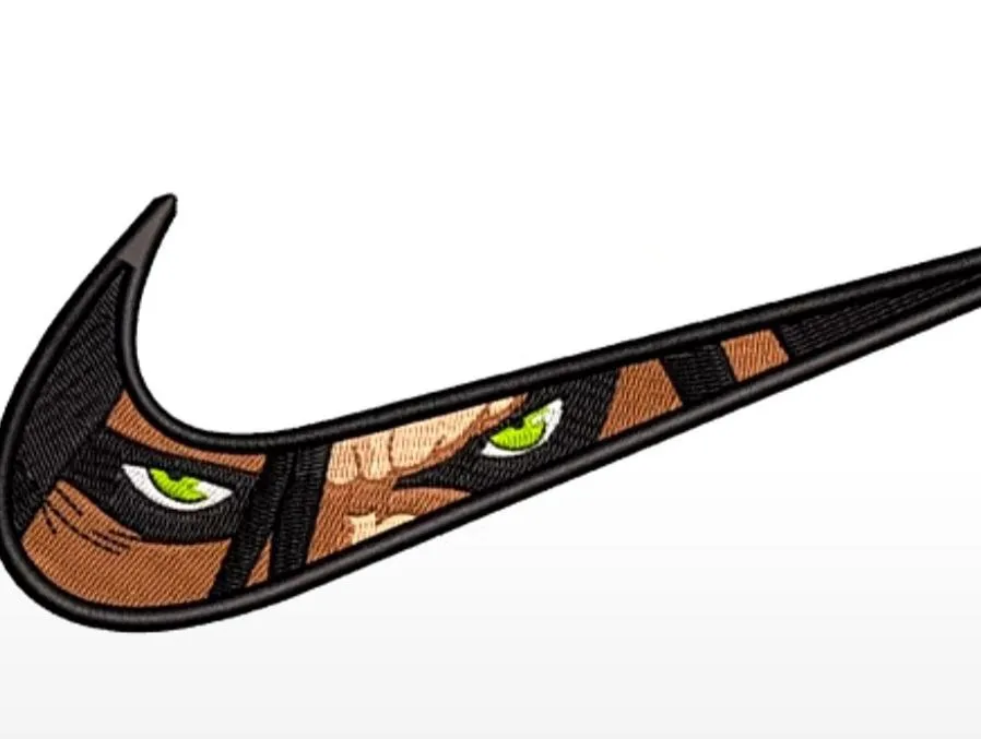 Alternative view of  Nike Swoosh with Cartoon Eyes Detail 