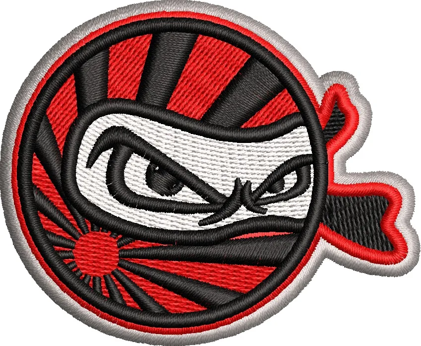 Alternative view of  Ninja Eyes with Rising Sun Patch 