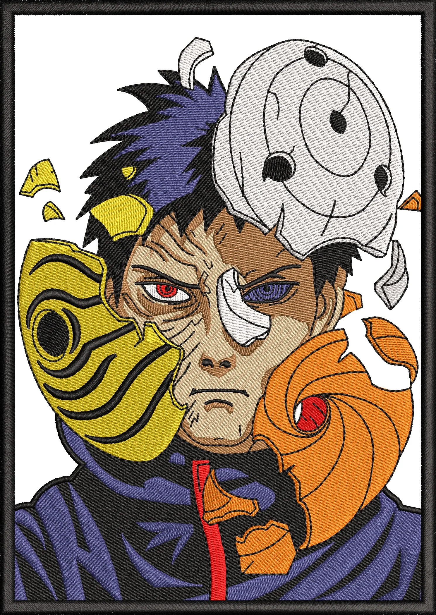 Alternative view of  Obito Uchiha Broken Mask Transformation 