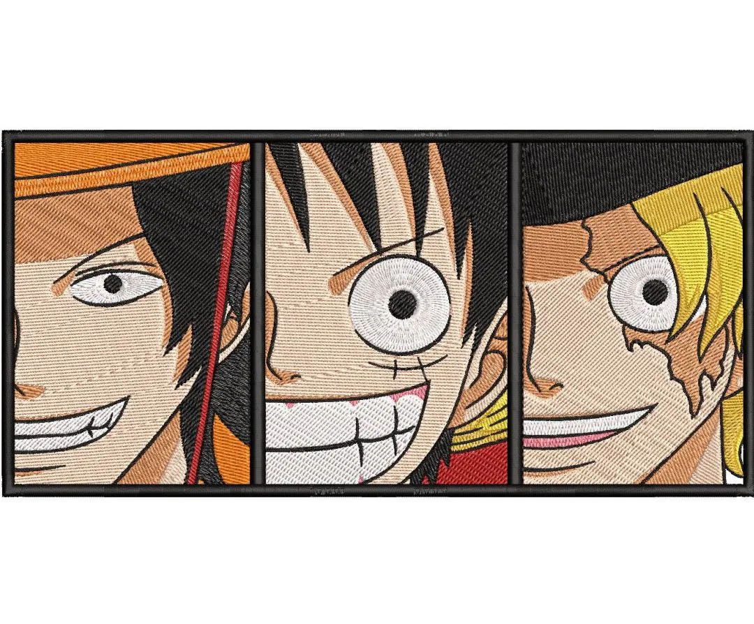 Alternative view of  One Piece Trio Split Portrait 