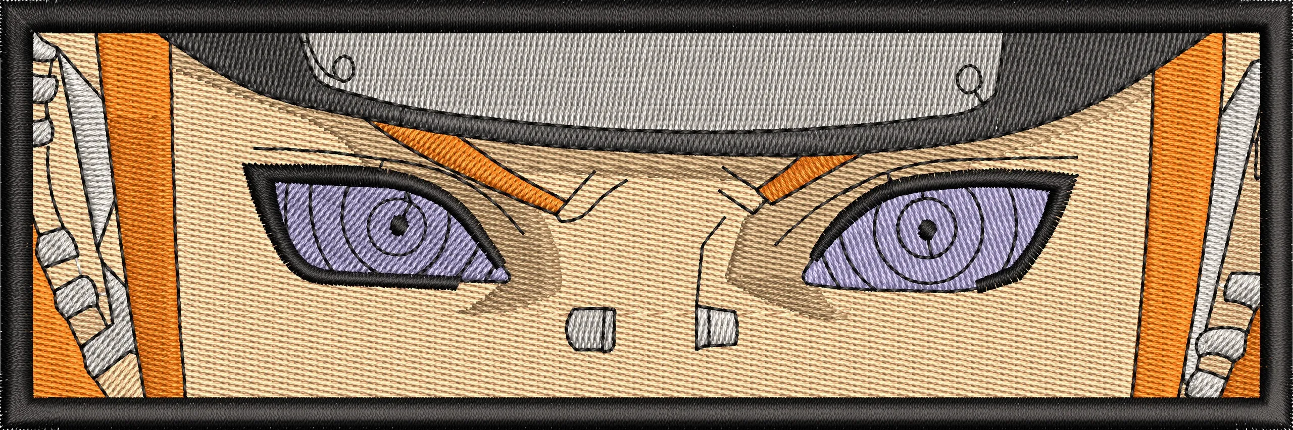 Alternative view of  Pain Rinnegan Eyes Closeup Embroidery Patch 